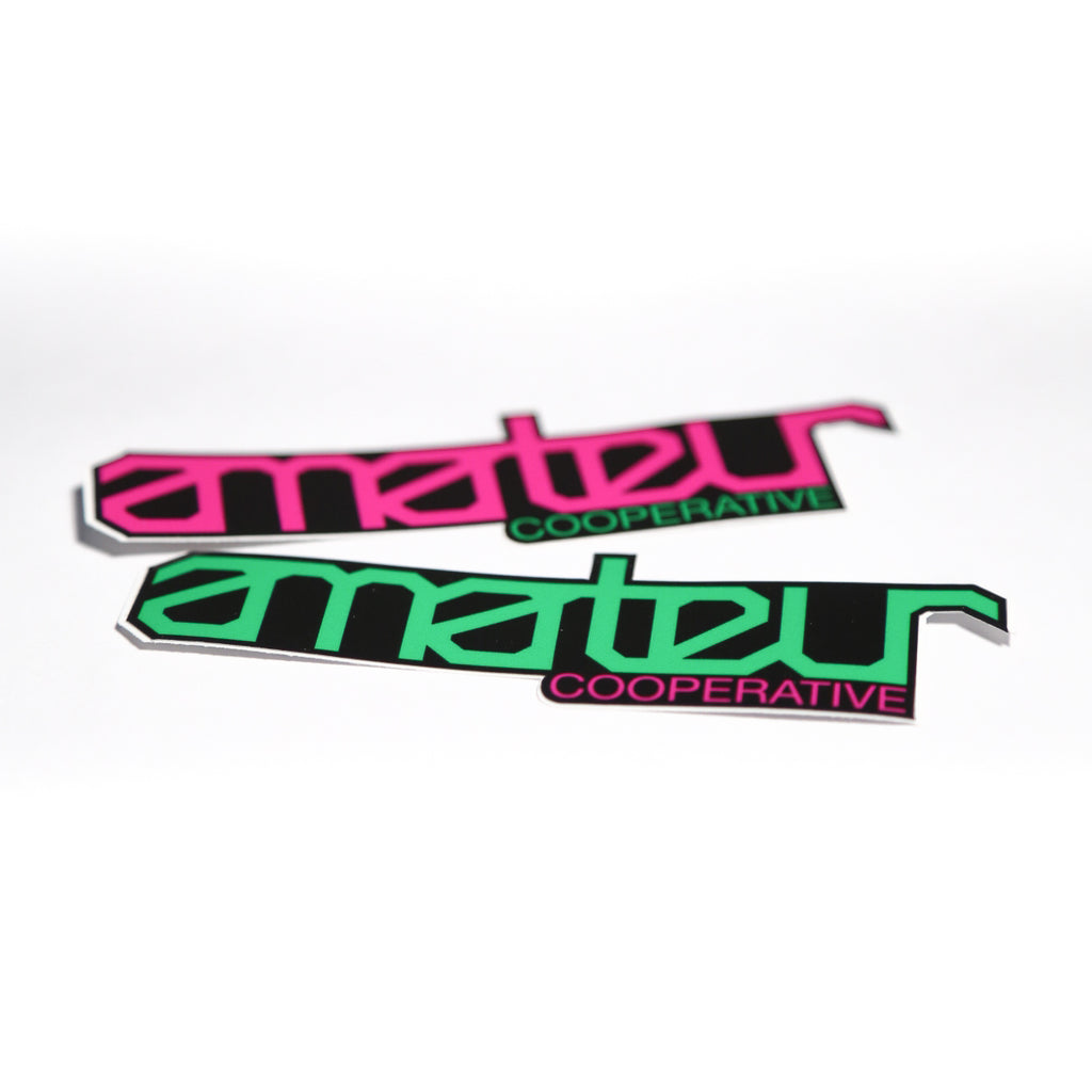 STICKERS / AMATEUR GREEN & PINK