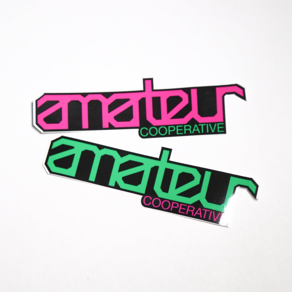 STICKERS / AMATEUR GREEN & PINK